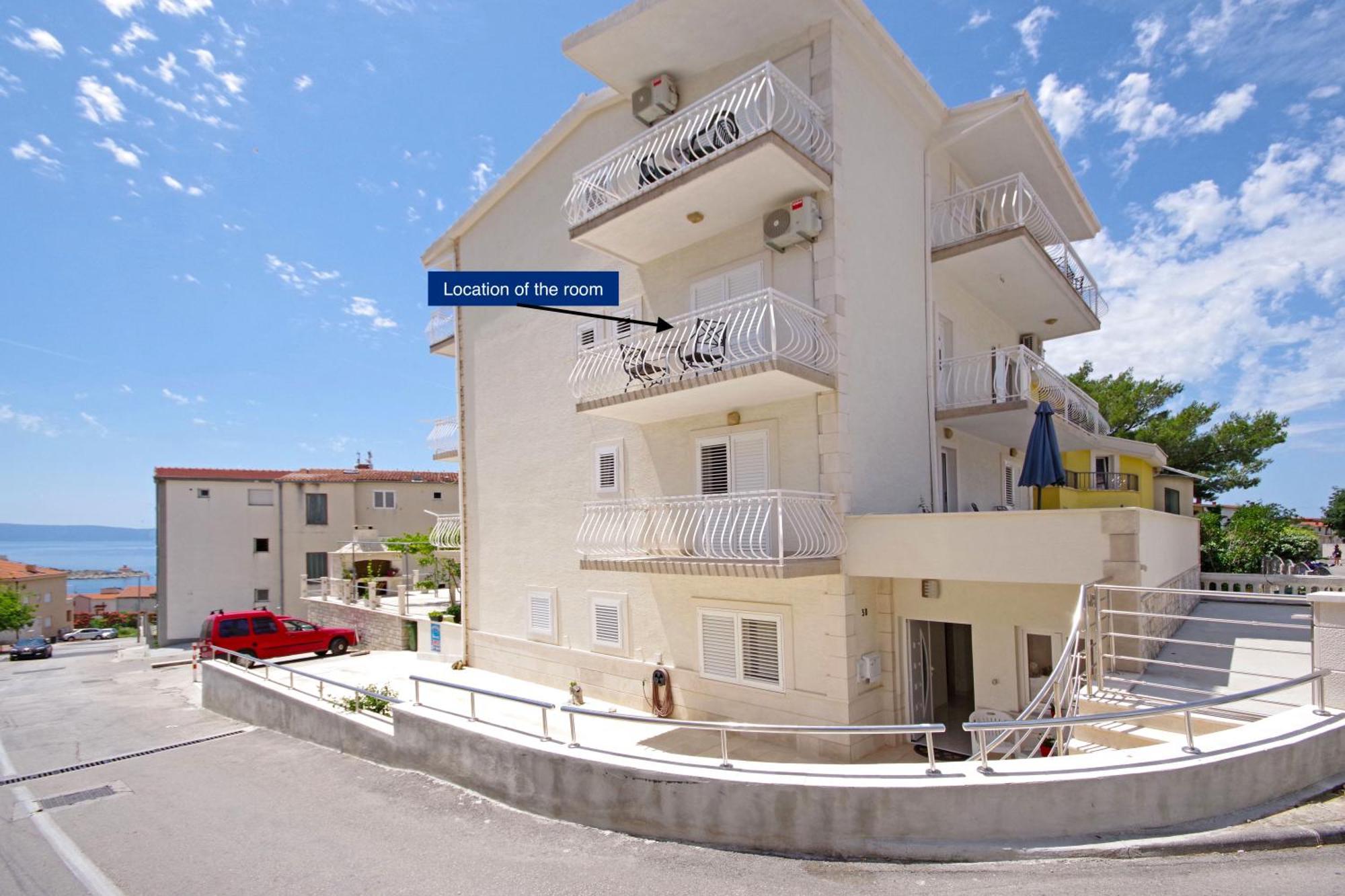 Makarska Sea View Rooms Rum bild